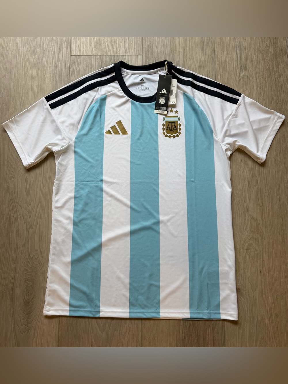 Adidas ARGENTINA AFA 26 HOME FAN JERSEY Sz L KA8069 Men’s NWT Soccer Football